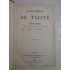   OEUVRES  COMPLETES  DE  TACITE  -  traduites en francais Par J. L. BURNOUF-  Hachette 1872 (Tacitus)  